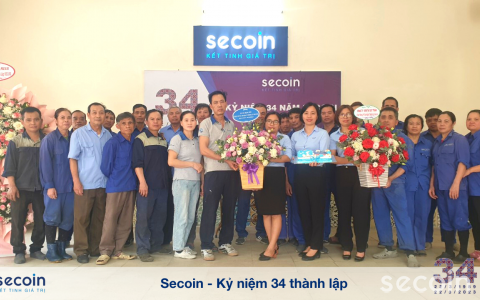 Secoin - Kỷ niệm 34 năm thành lập
